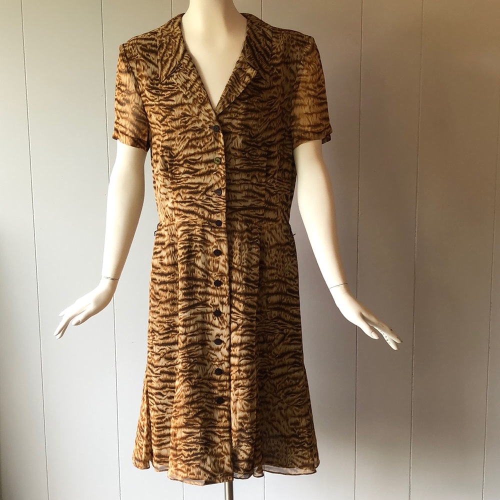 Dana Bushman Silk A-Line Dress